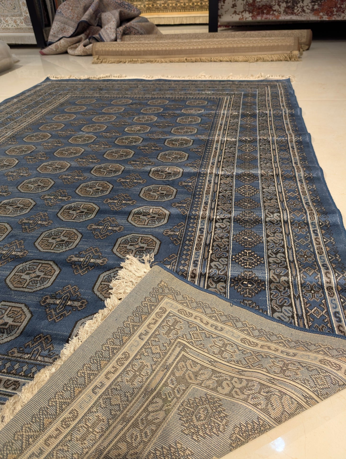 Royal Weave™ Cotton Silk | Soft Sheen Finish | Blue