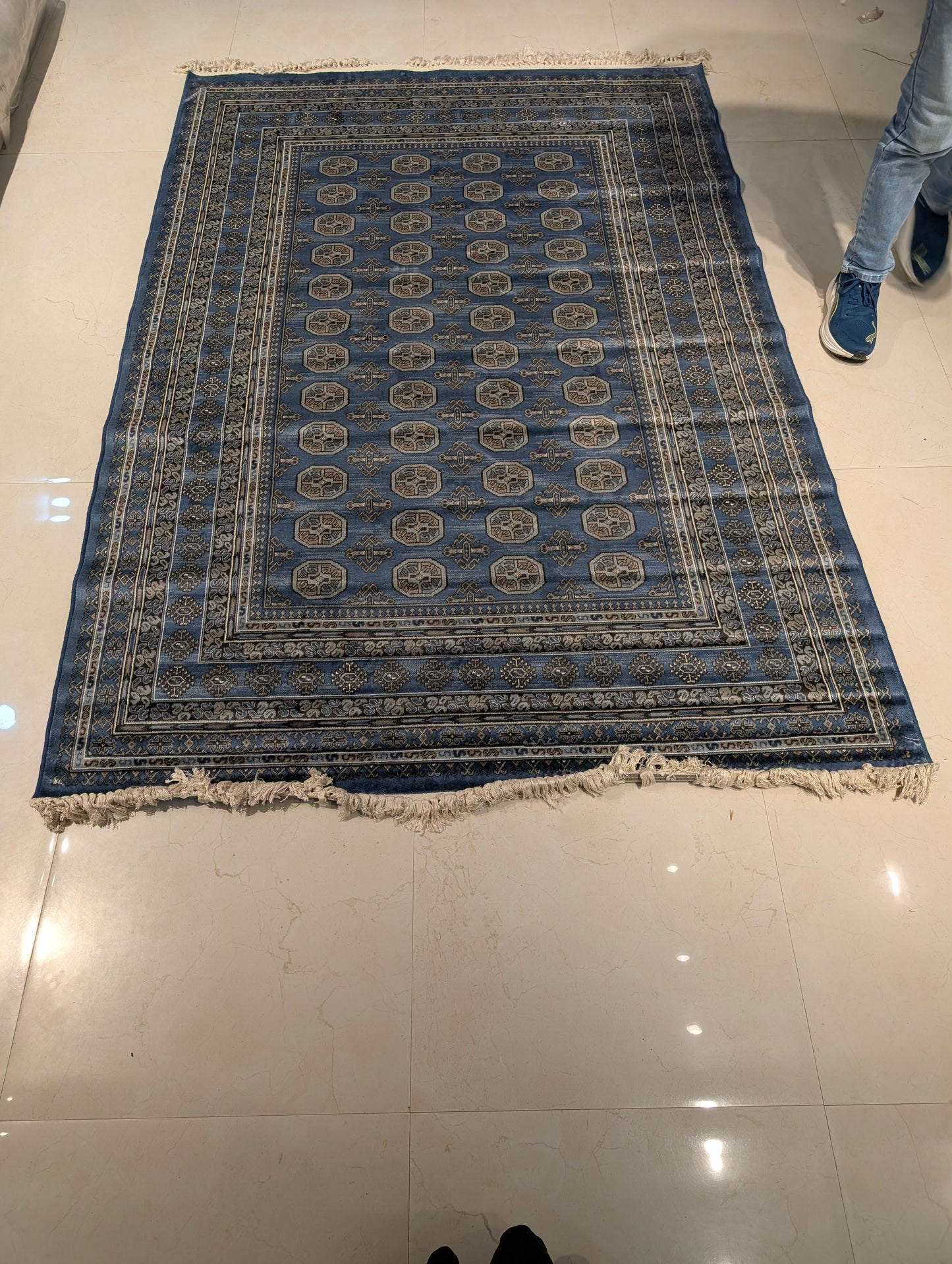 Royal Weave™ Cotton Silk | Soft Sheen Finish | Blue