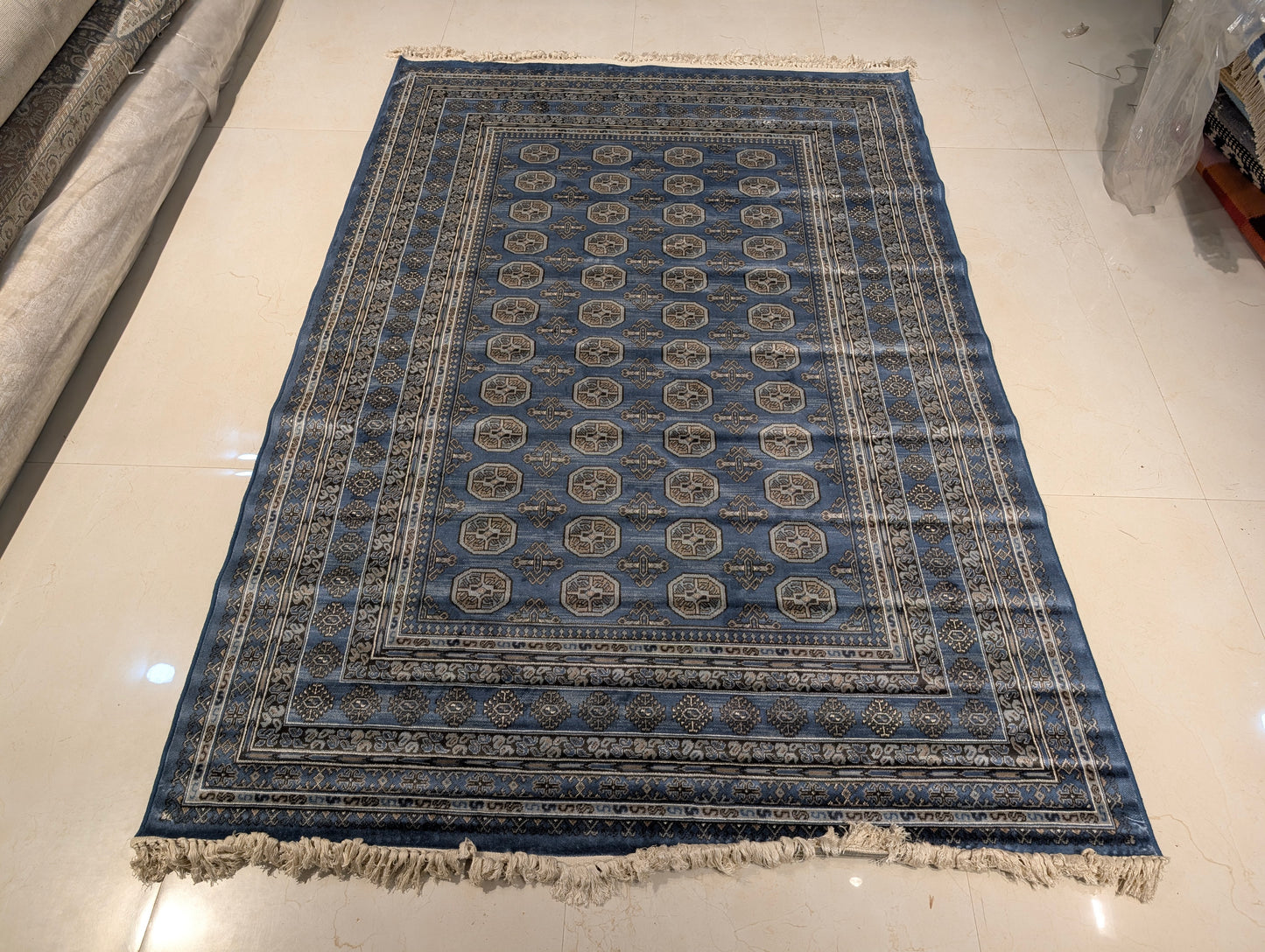 Royal Weave™ Cotton Silk | Soft Sheen Finish | Blue