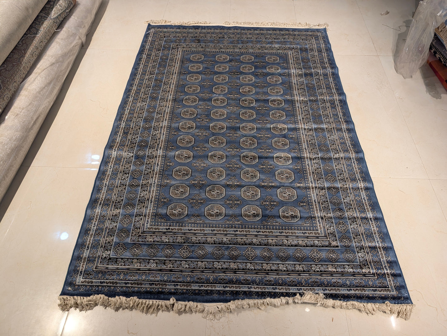 Royal Weave™ Cotton Silk | Soft Sheen Finish | Blue